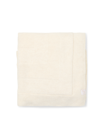 Aspen Wool Blend Crib blanket Off white