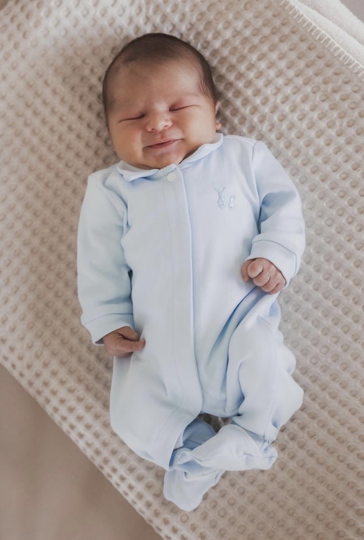 Combinaison bébé Jamie Bleu clair