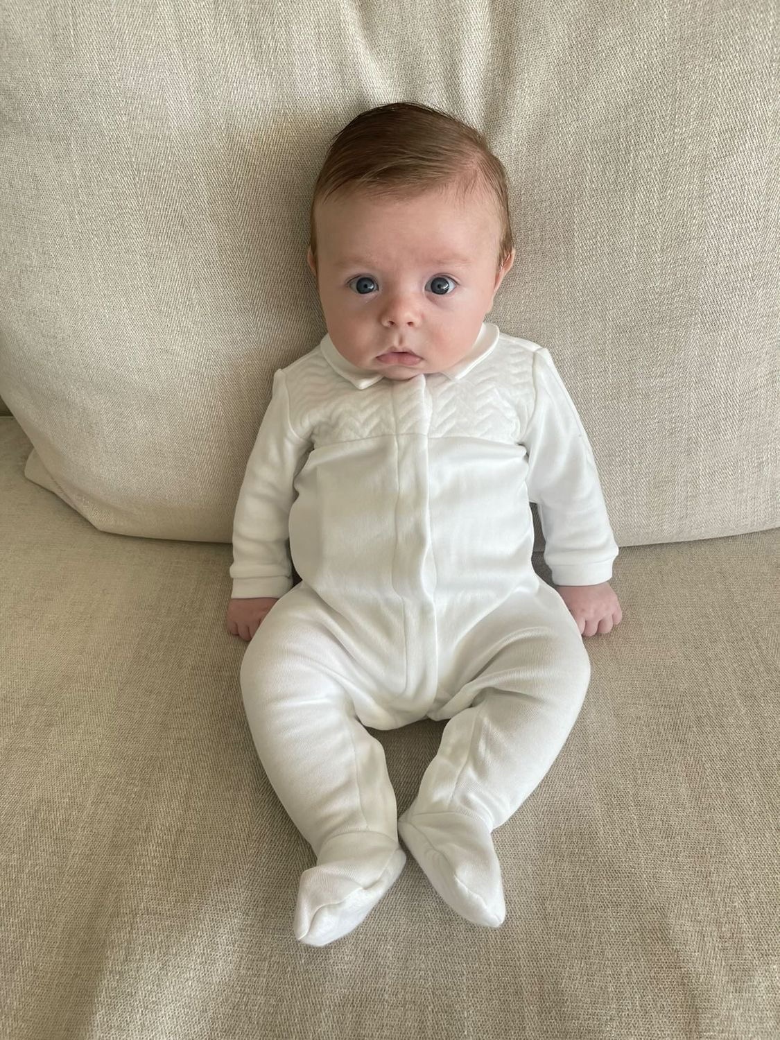 Babypakje Chevron White