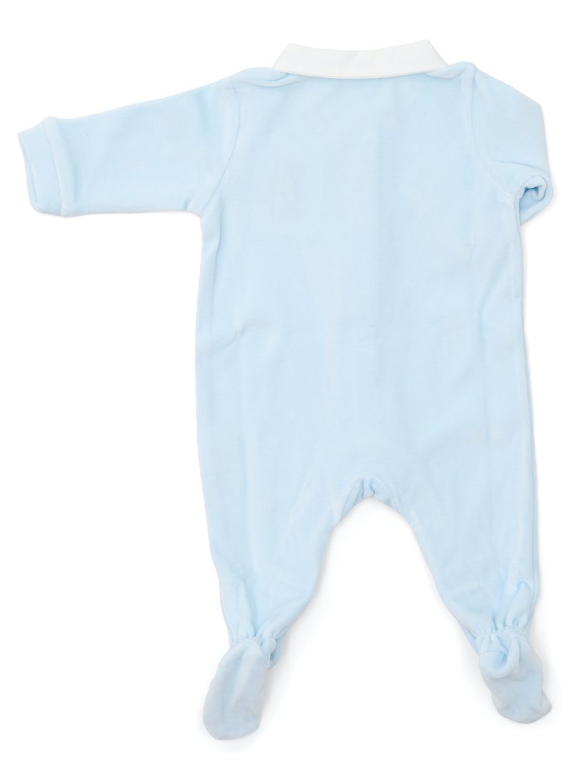 Velvet Baby suit Baby Blue