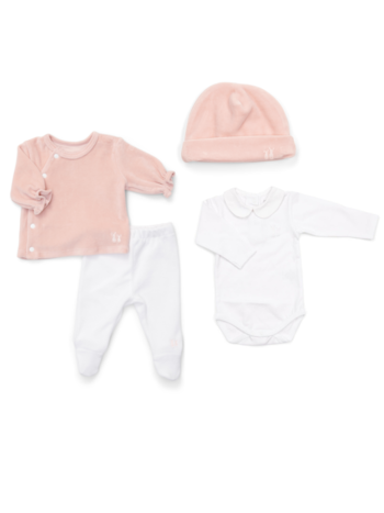 Geschenkset new born Comfy-set Blush Pink