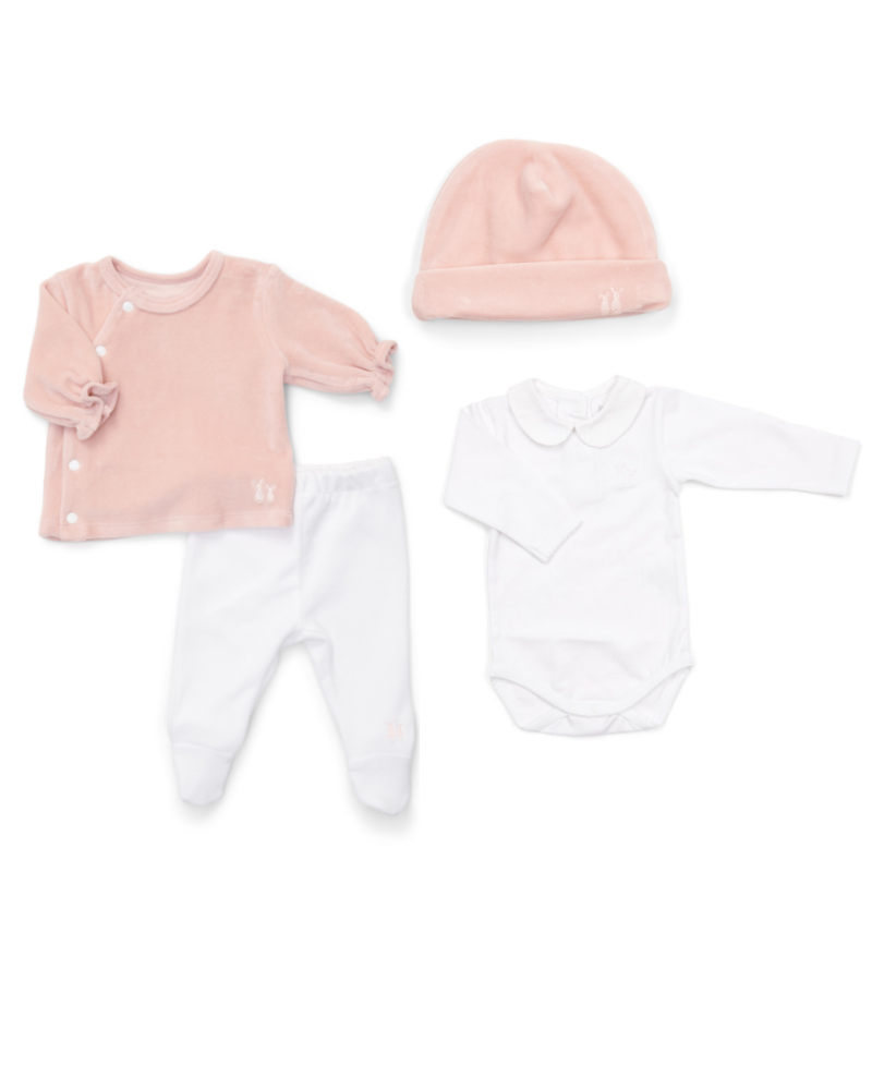 Geschenkset new born Comfy-set Blush Pink