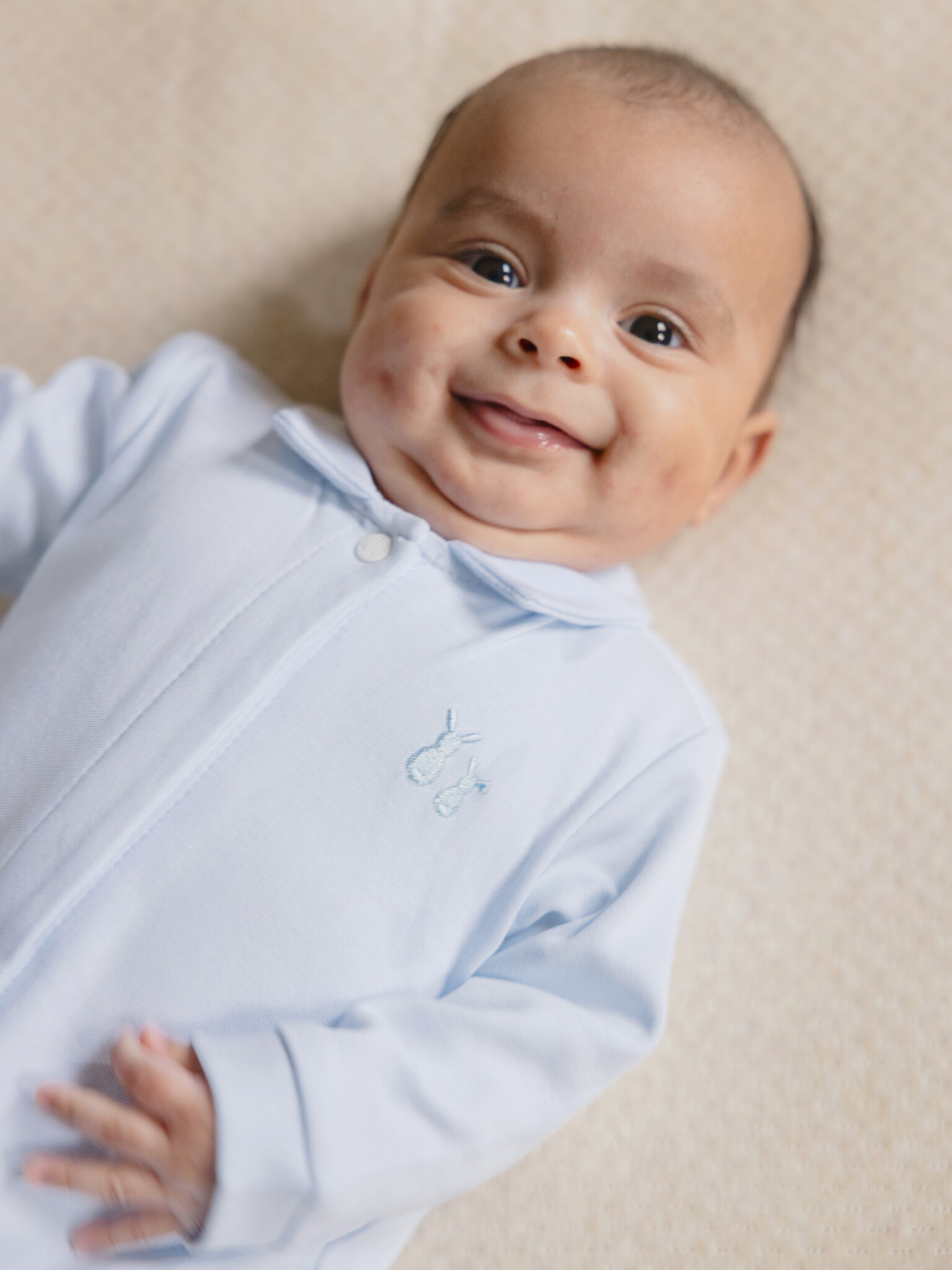 Combinaison bébé Jamie Bleu clair