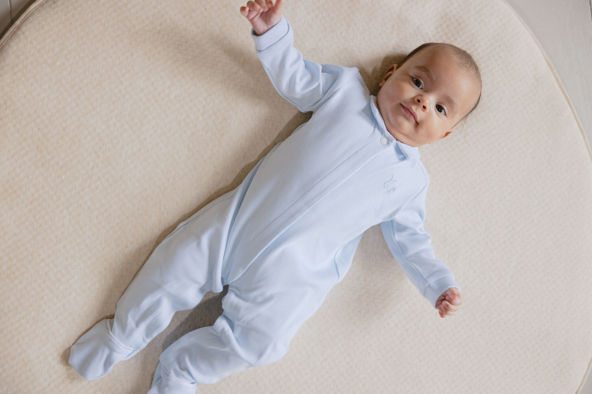 Combinaison bébé Jamie Bleu clair