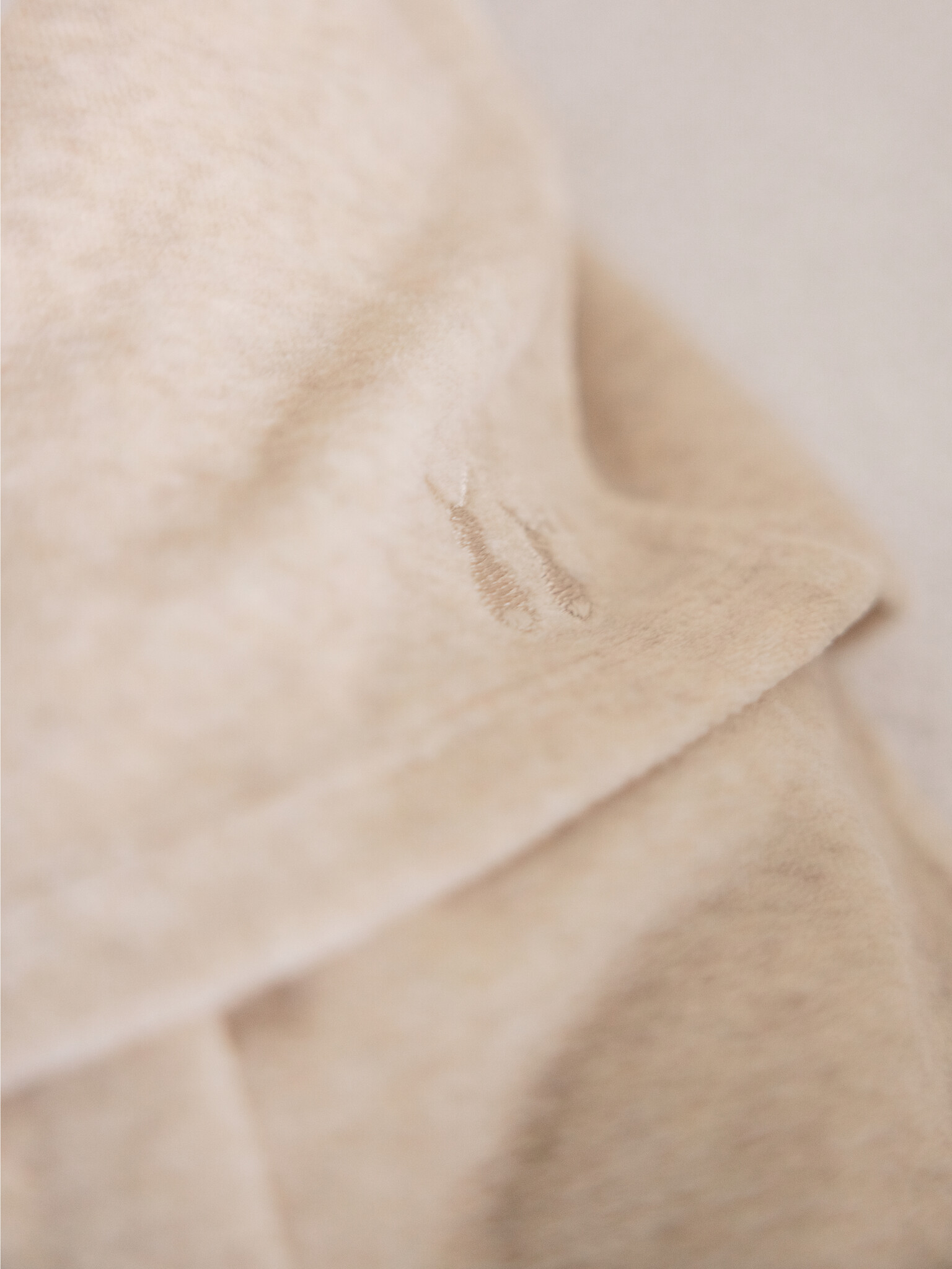 Comfy velours baby set Sand