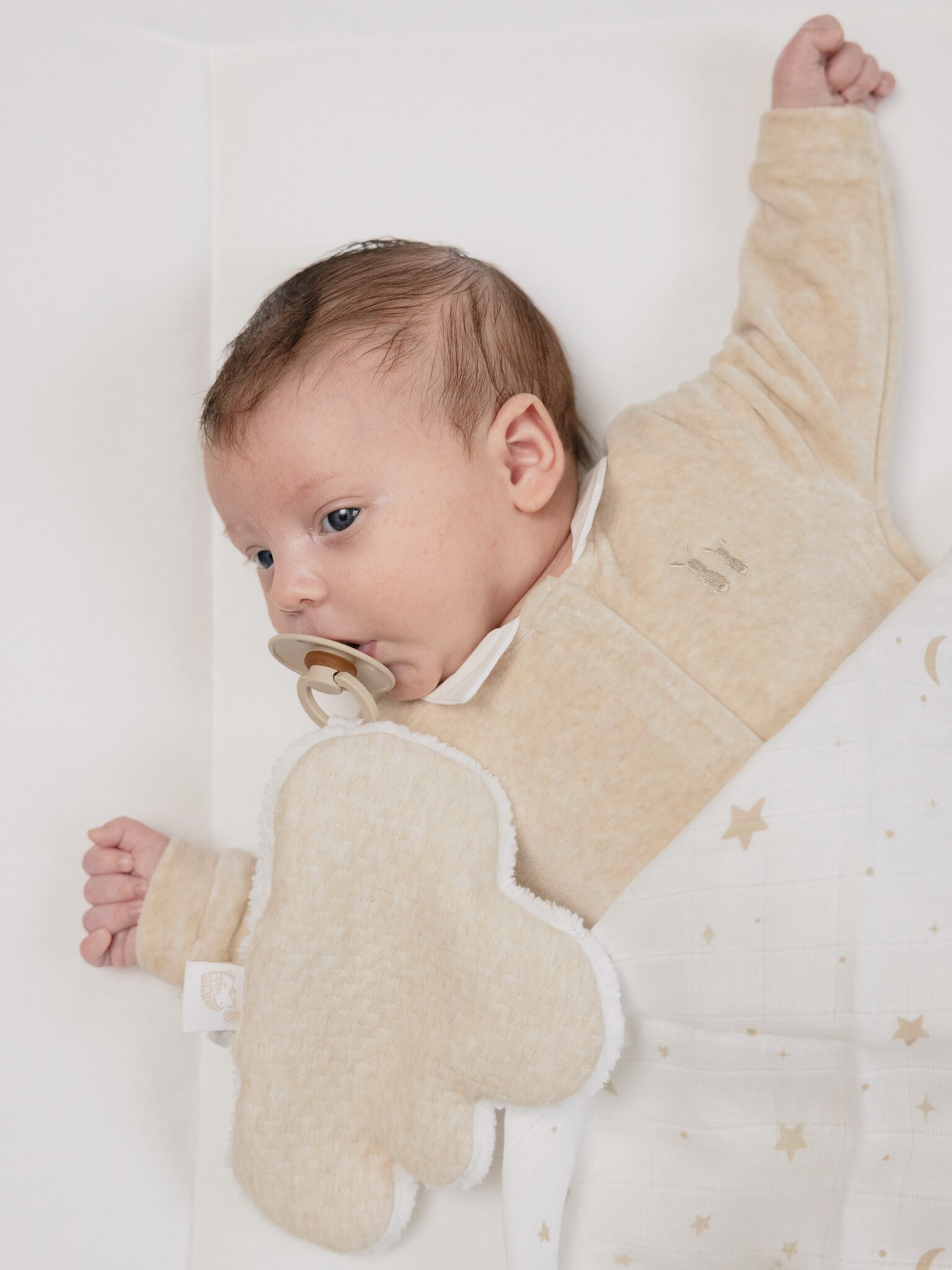 Combinaison Bébé Velours Sand