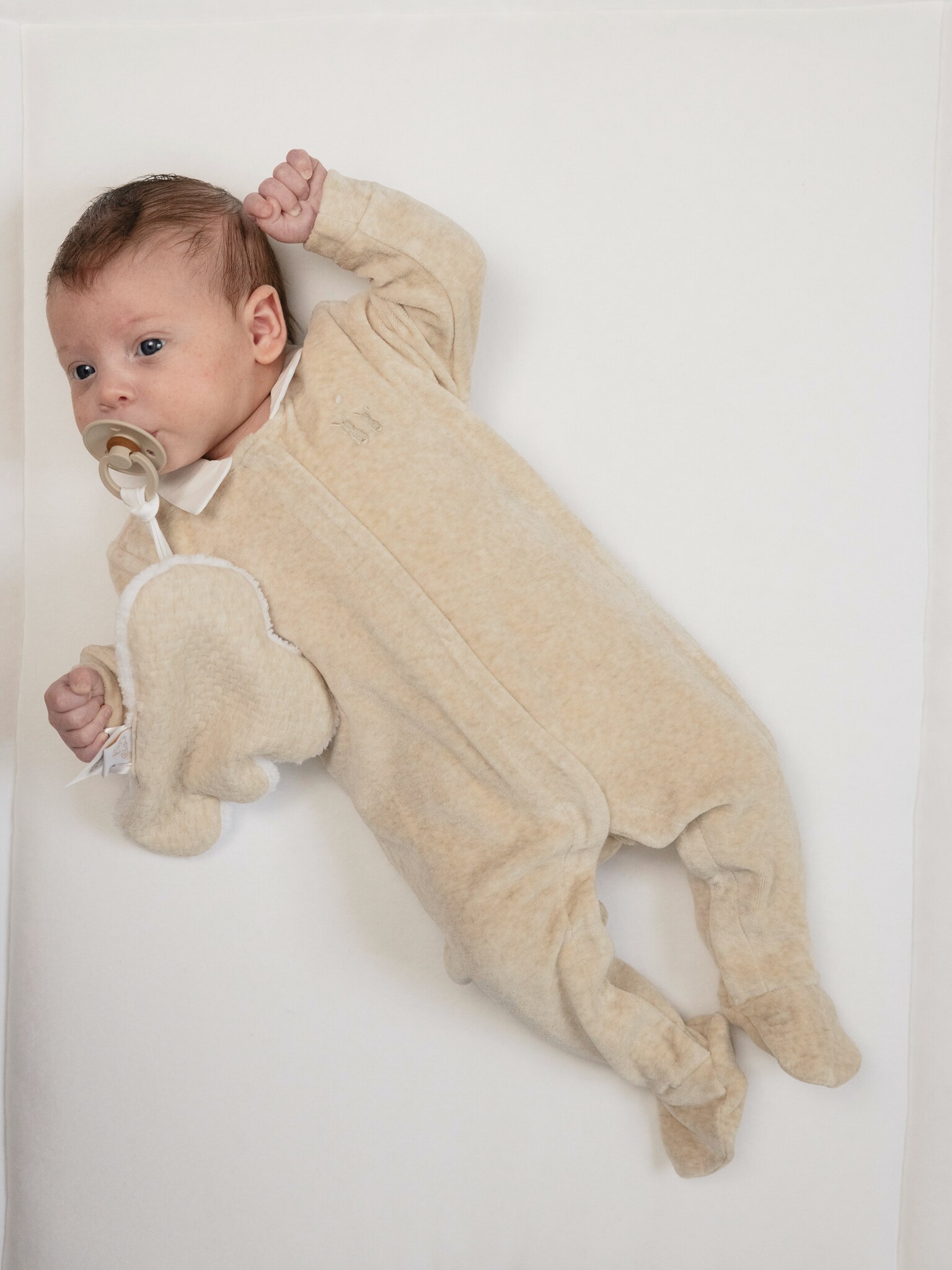 Combinaison Bébé Velours Sand