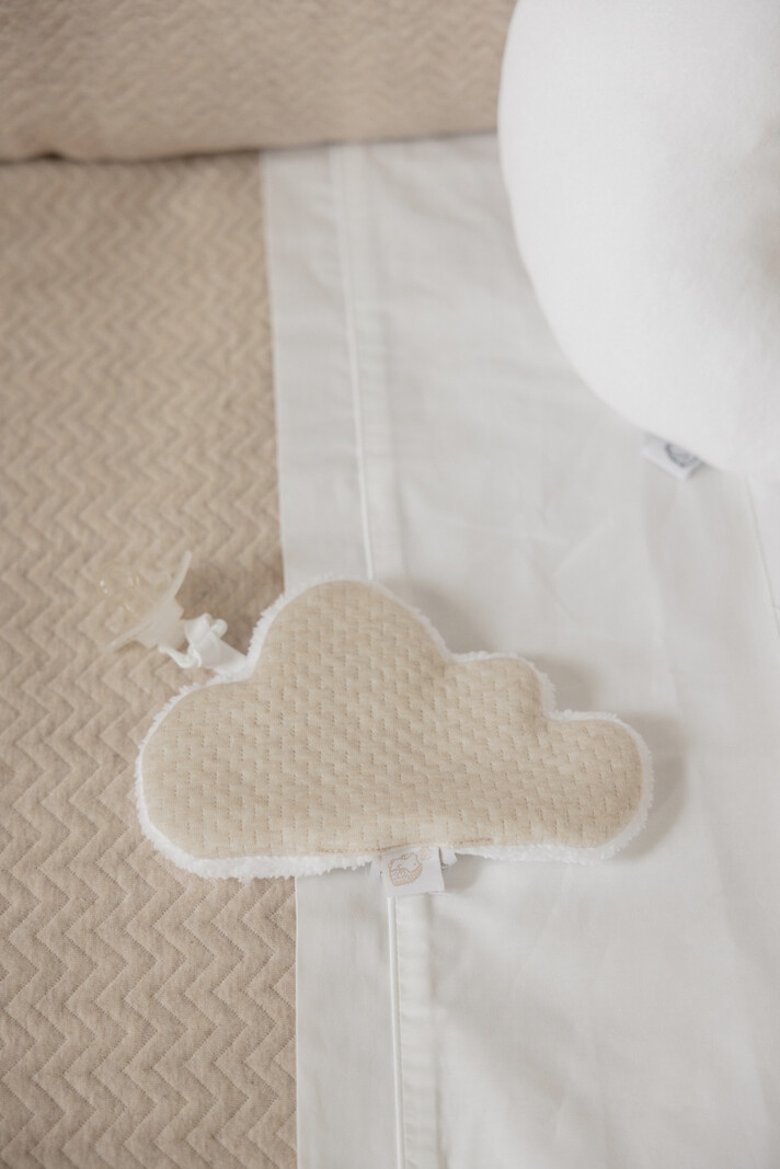 Cot Blanket lined Chevron Light Camel
