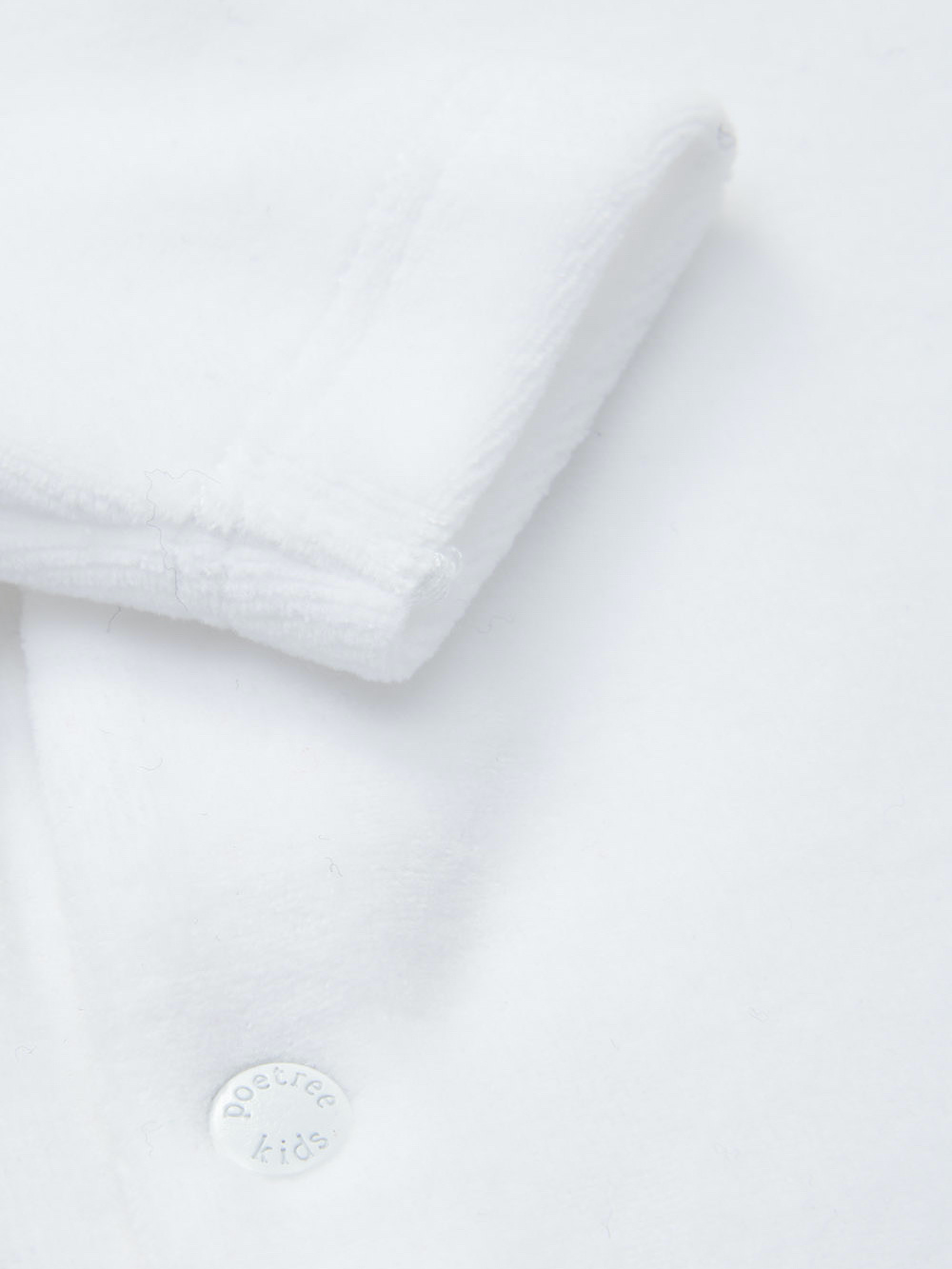 Poetree Kids Comfy Velours Baby Set White