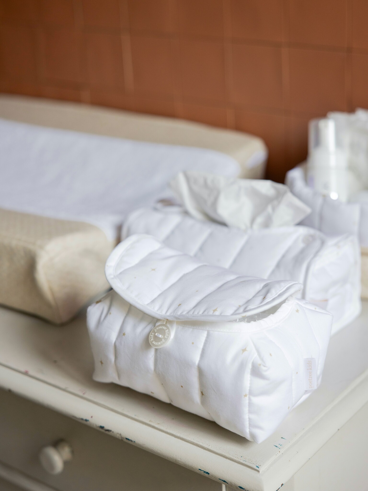 Housse de lingettes humides Étoile Sable