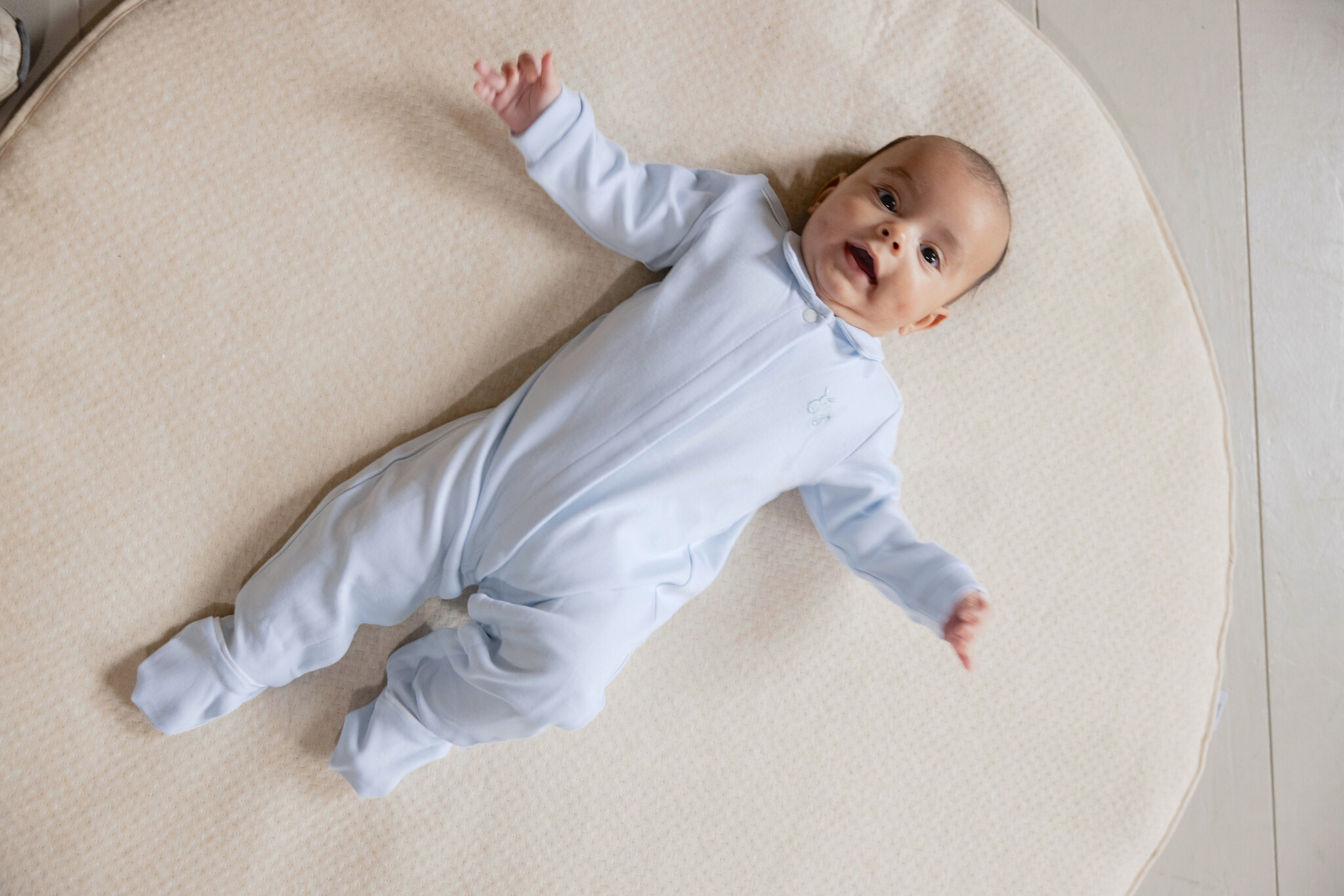 Boxkleed rond Étoile Sand