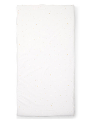 Drap housse en popeline Étoile Sable 70x140 cm