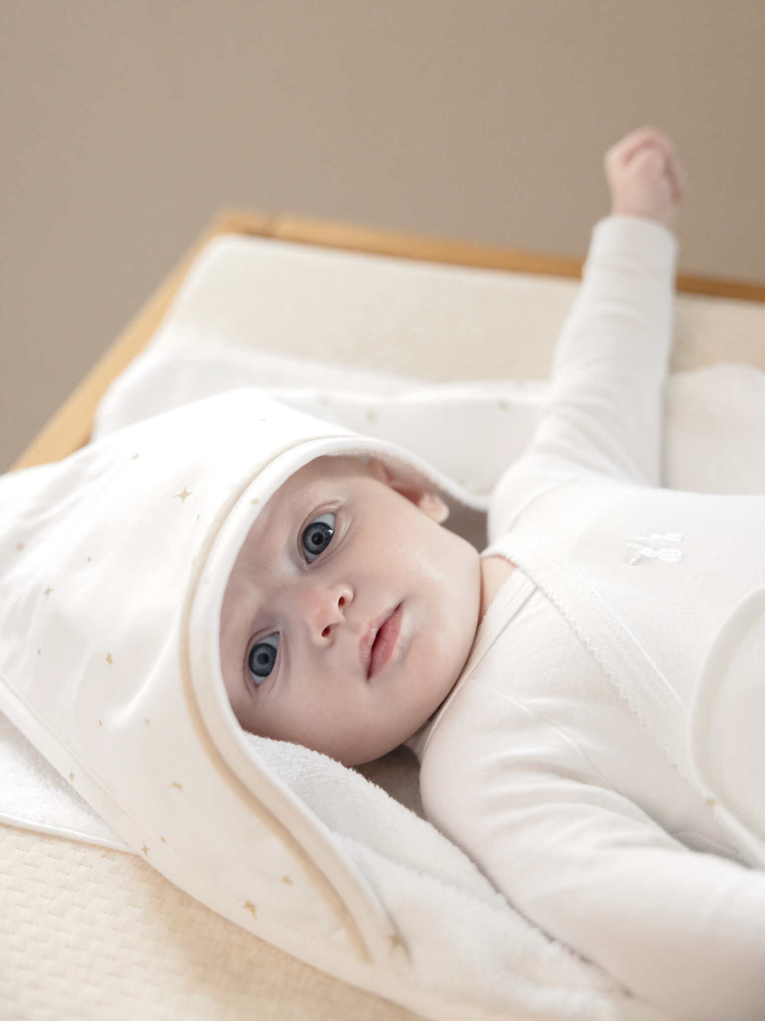 Cape de bain & gant de toilette Étoile Sand