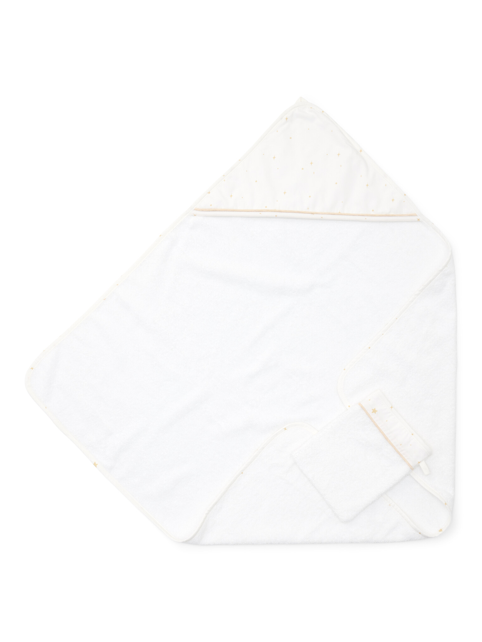 Cape de bain & gant de toilette Étoile Sand