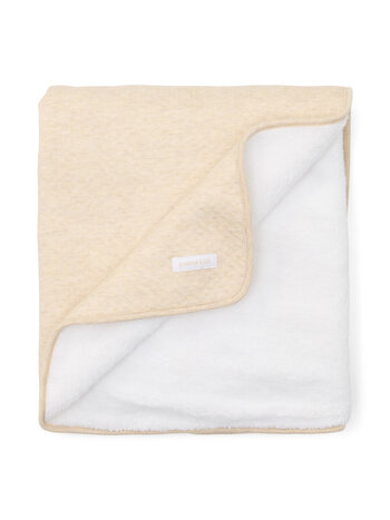 Crib blanket lined Étoile Sand
