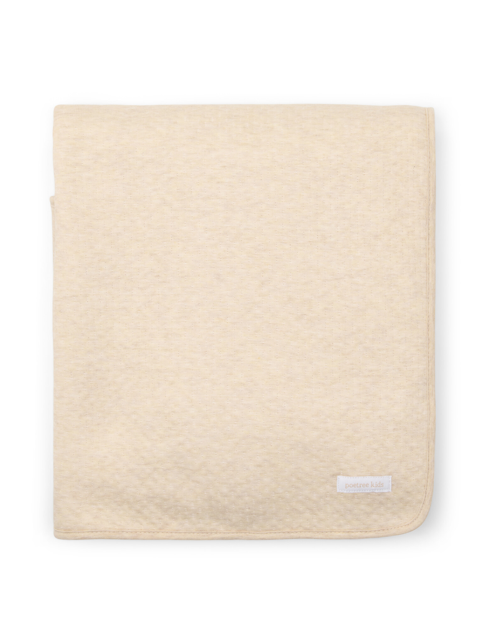 Crib blanket with fleece Étoile Sand