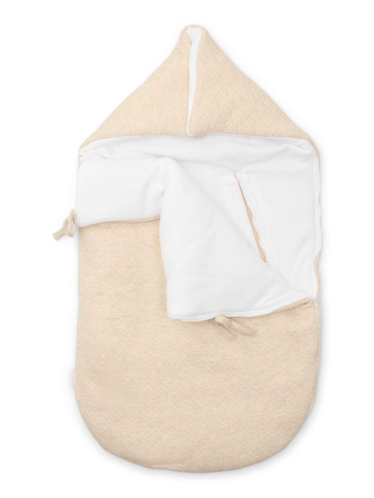 Footmuff 3/5 point belt Étoile Sand