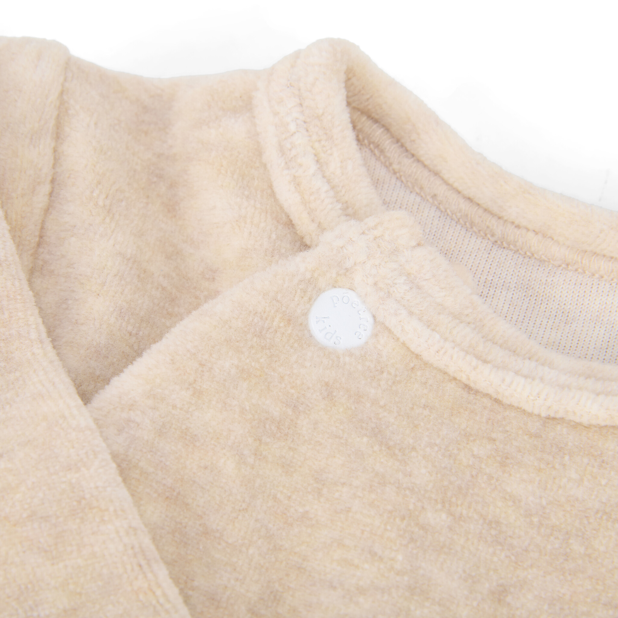 Comfy velours baby set Sand