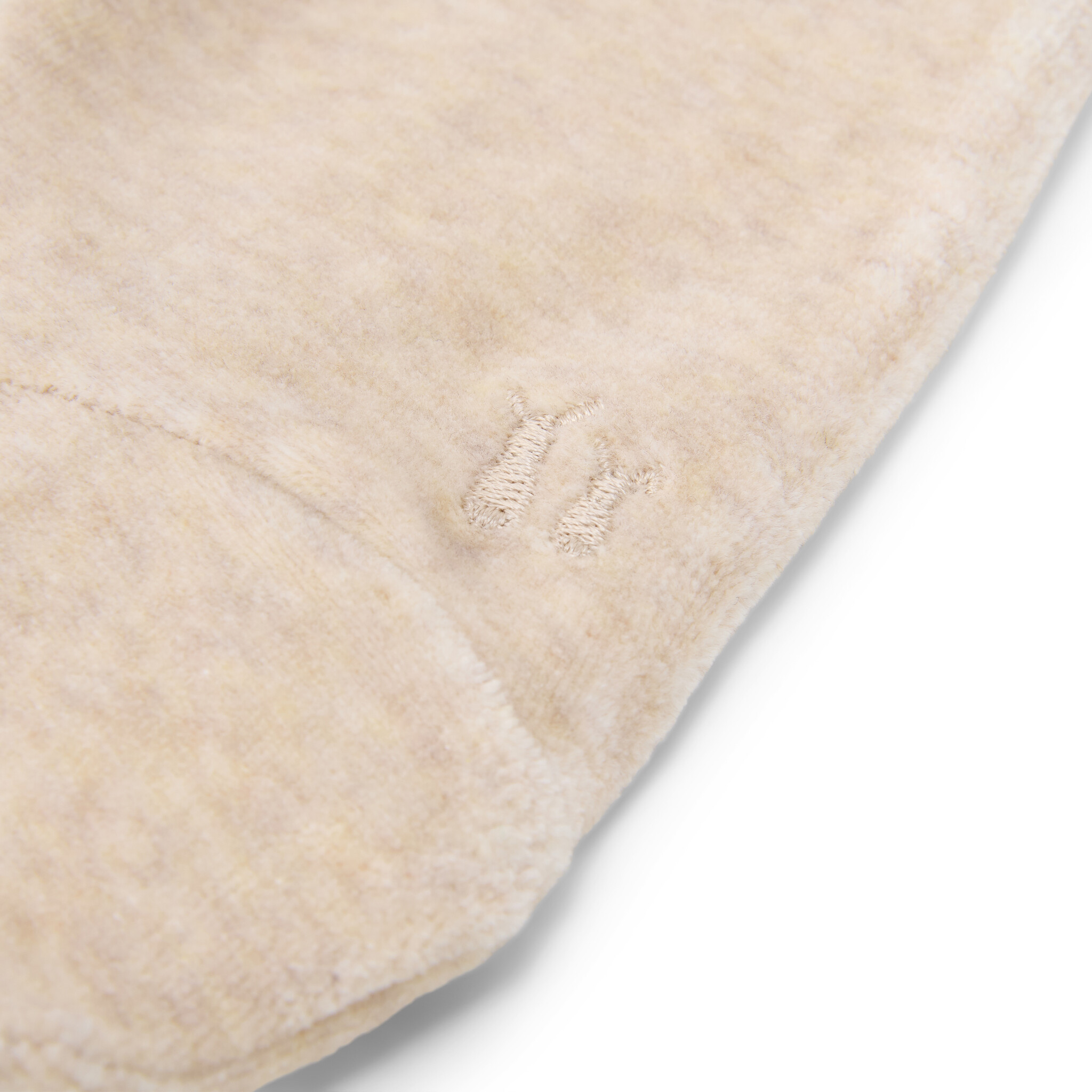 Comfy velours baby set Sand