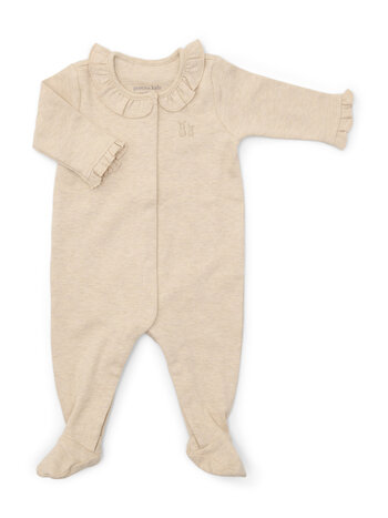 Baby suit Sand with ruffles