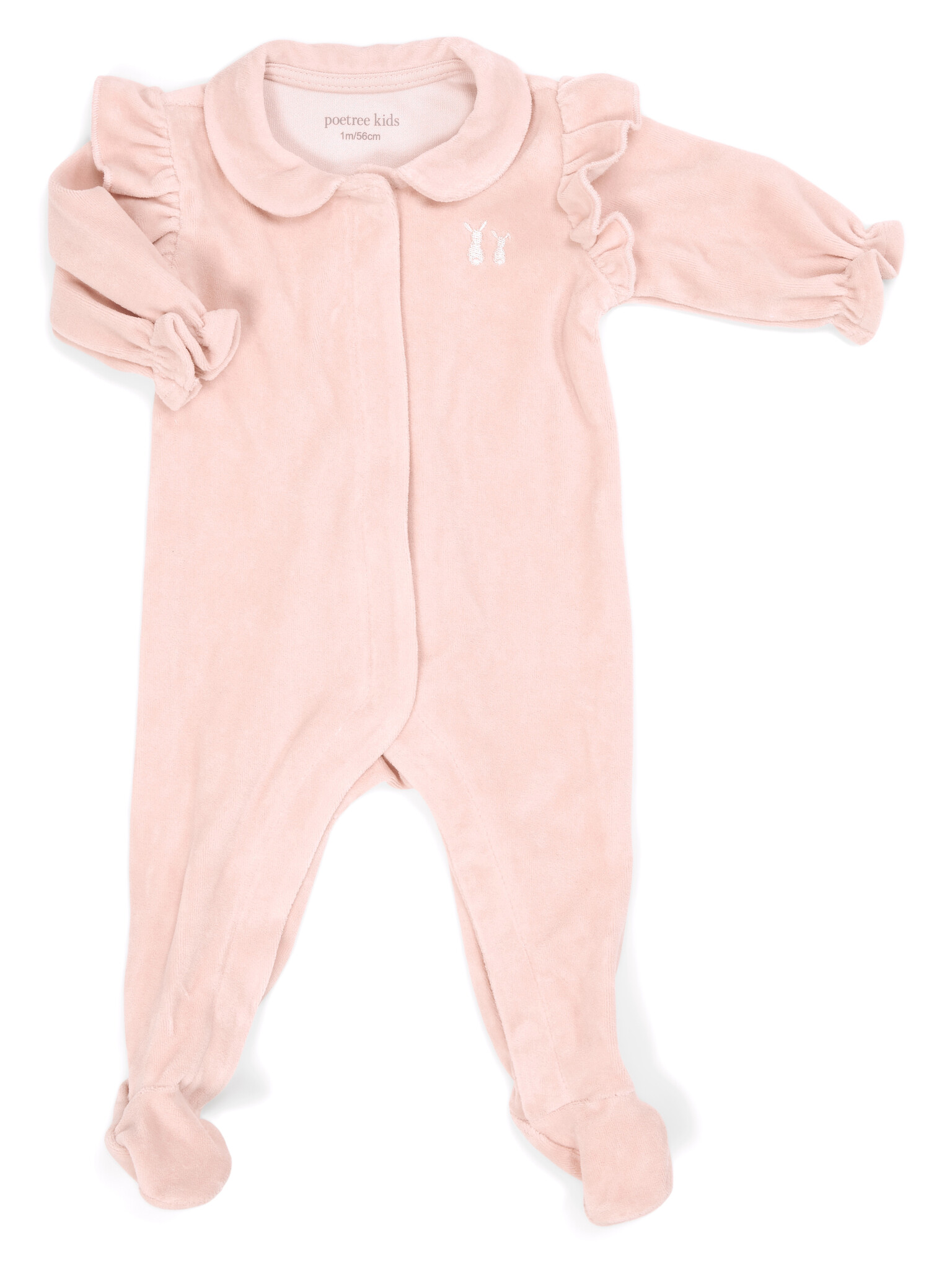 Dors Bien Velours à volants Blush Pink