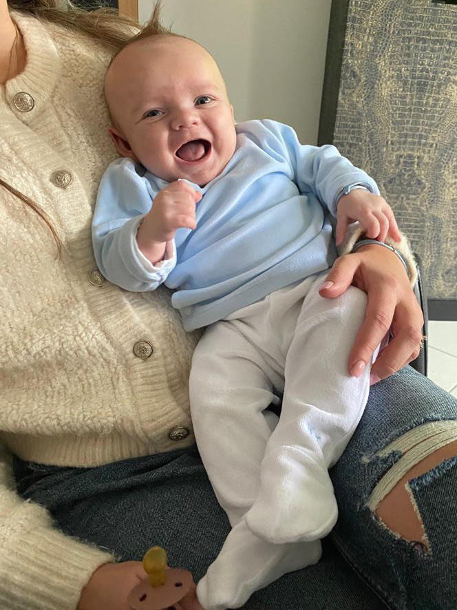 Poetree Kids Comfy Velours Baby Set Baby blue