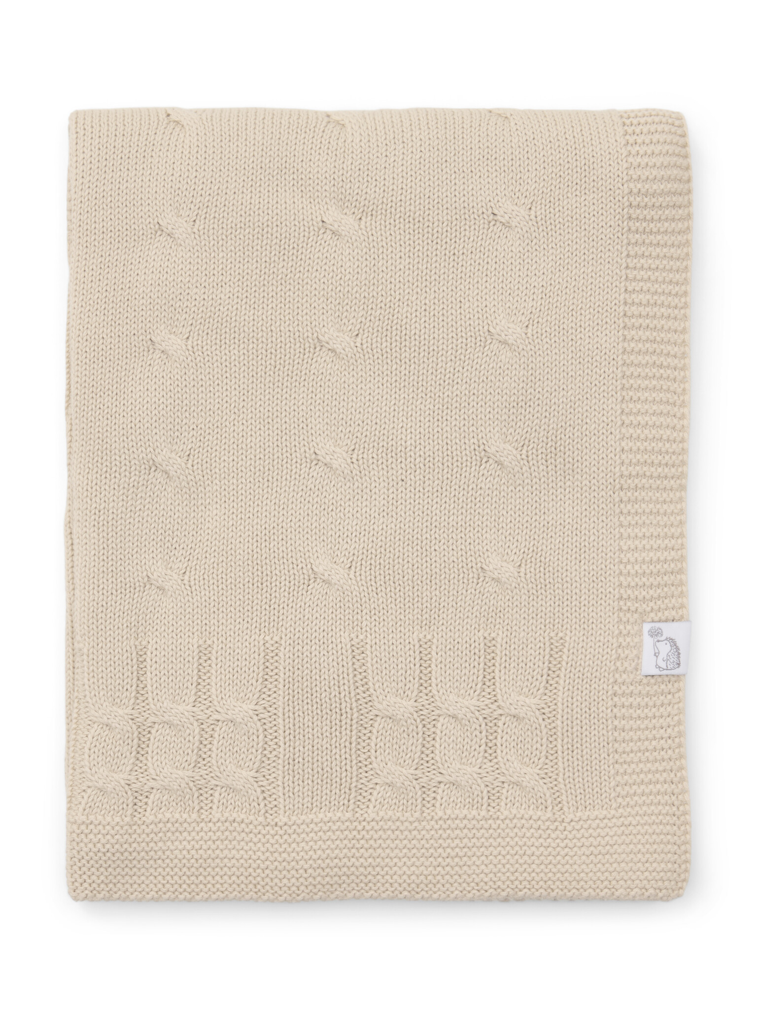Marbella crib blanket cotton Beige