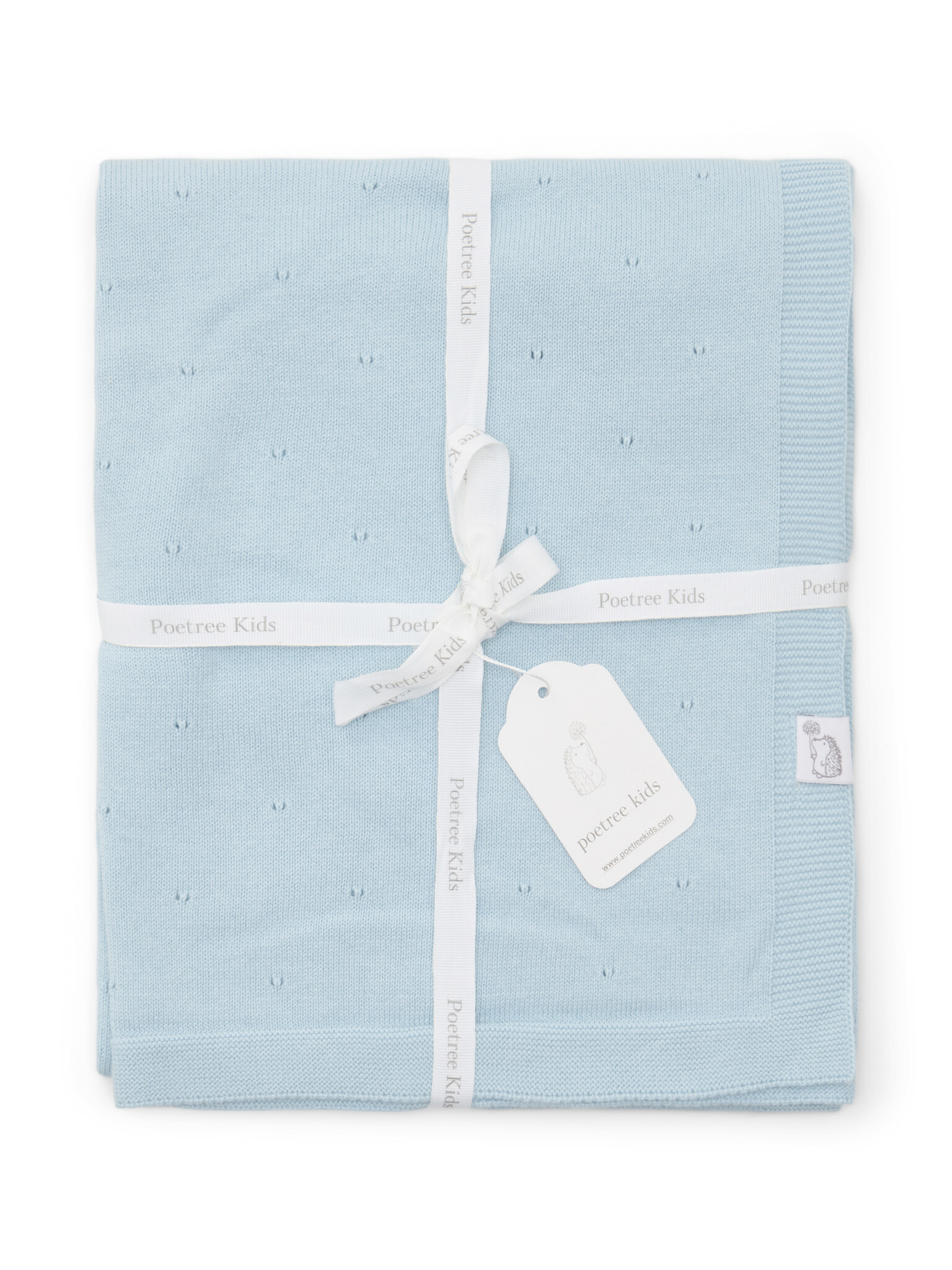 Saint Tropez Katoenen Wiegdeken  Blue