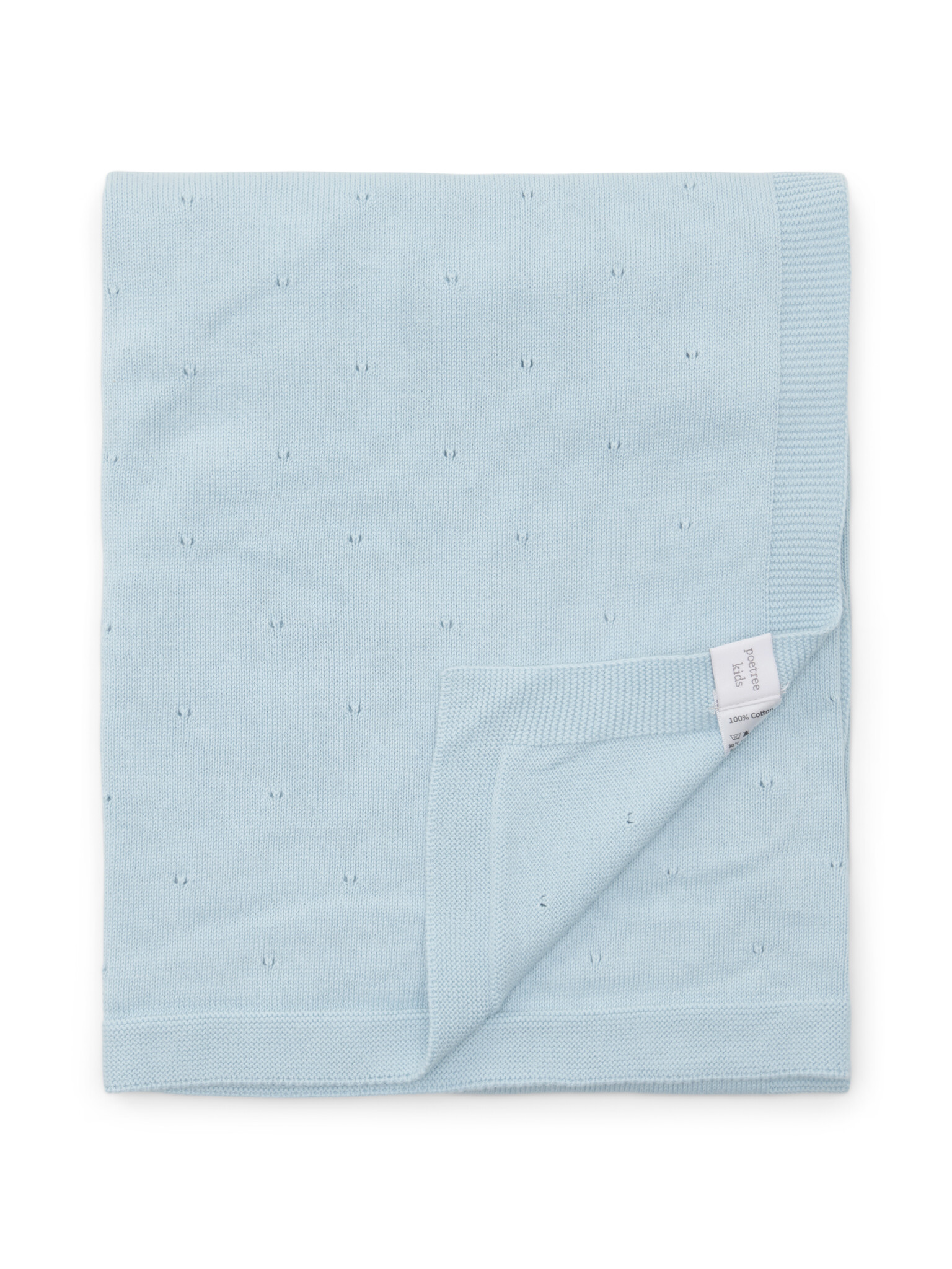 Saint Tropez Katoenen Wiegdeken  Blue