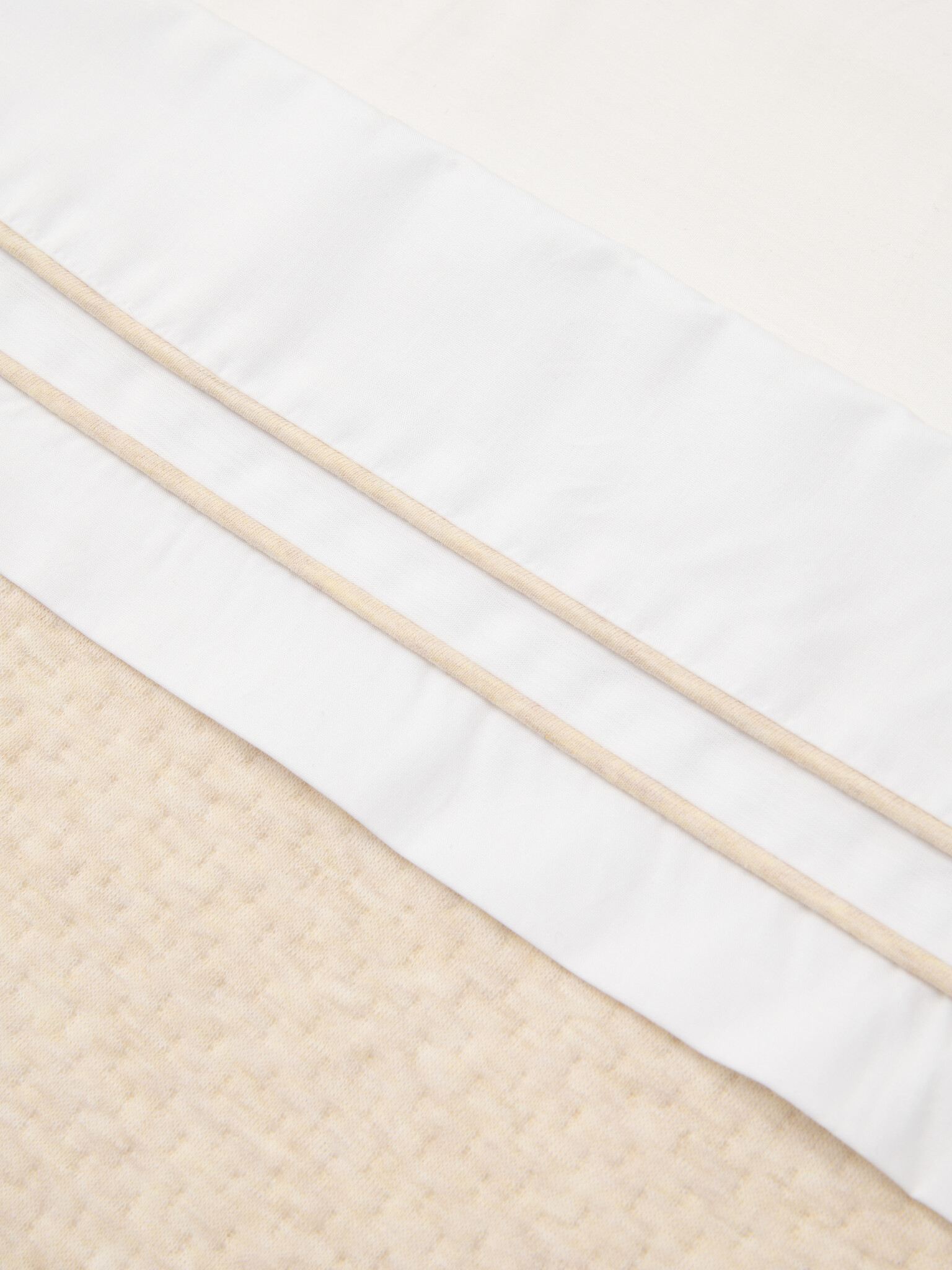 Wiegdeken met fleece Étoile Sand