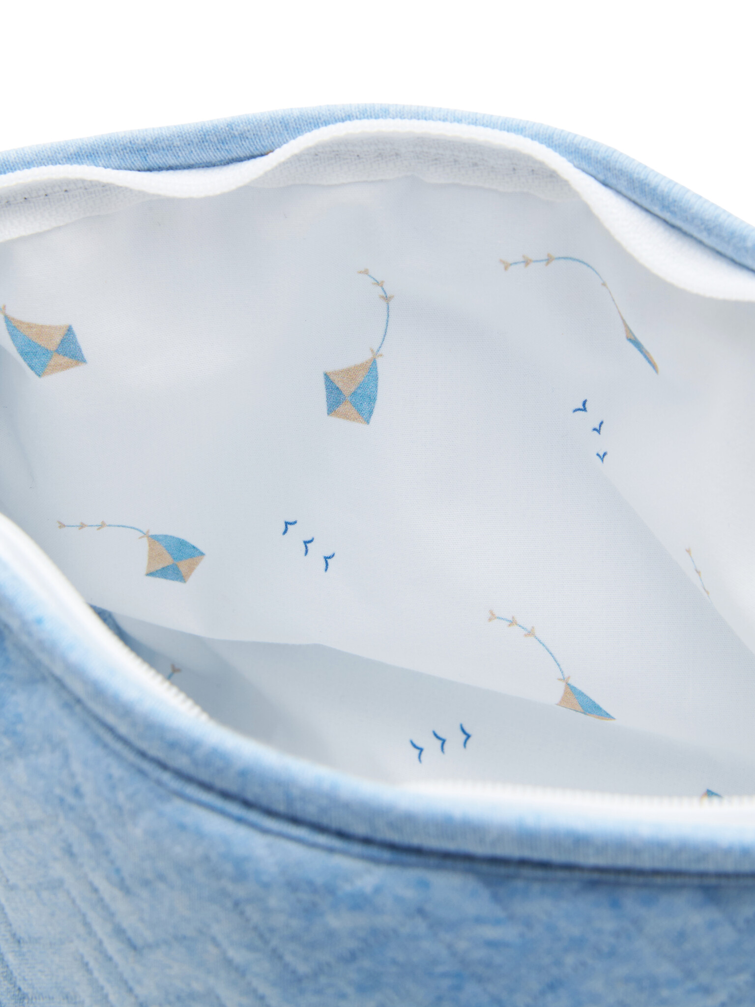 Trousse de toilette Chevron Denim Blue