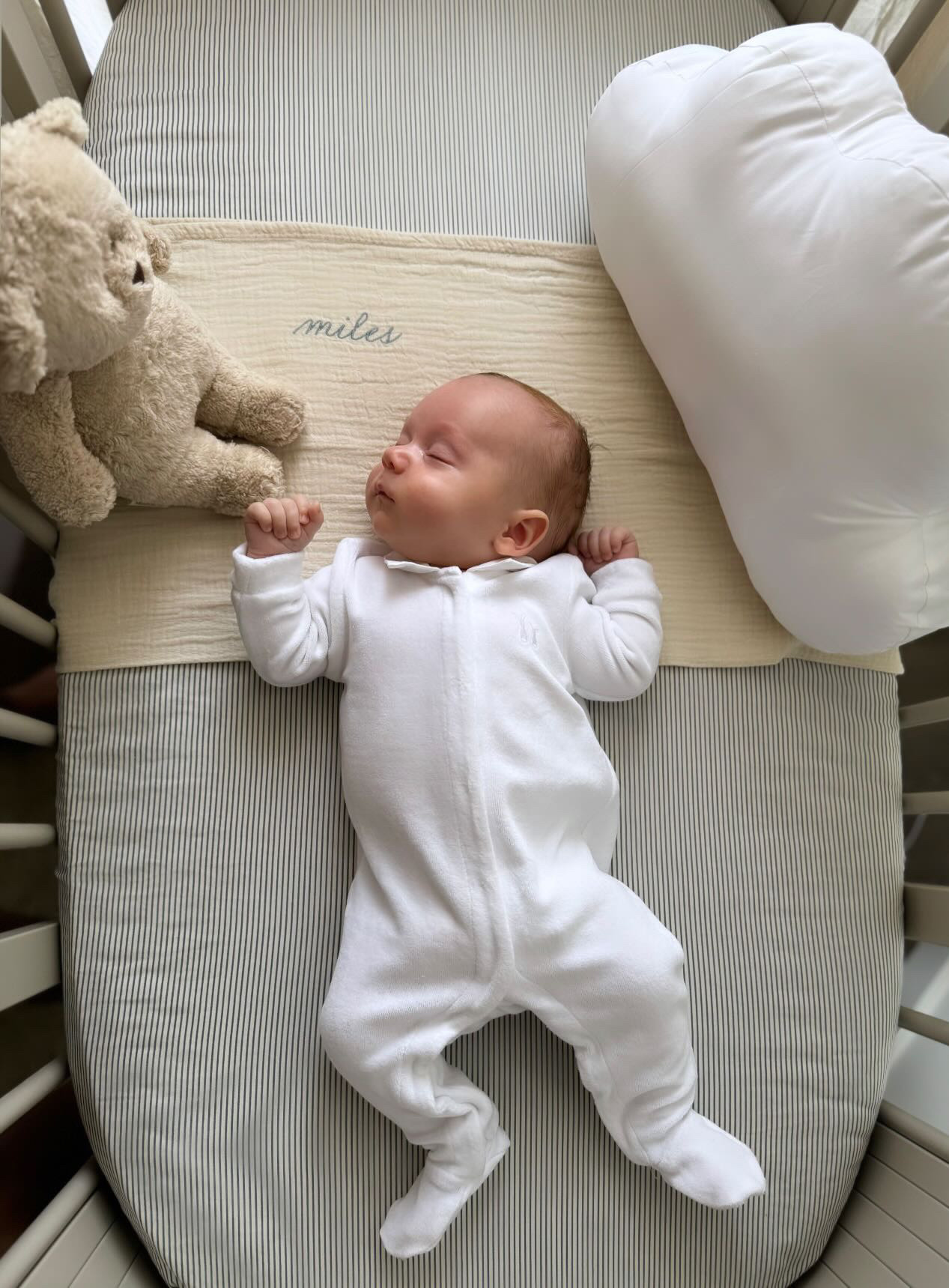 Babypakje Velours Wit