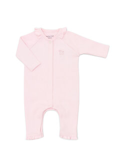 Olivia babysuit 2x2 rib Soft Pink