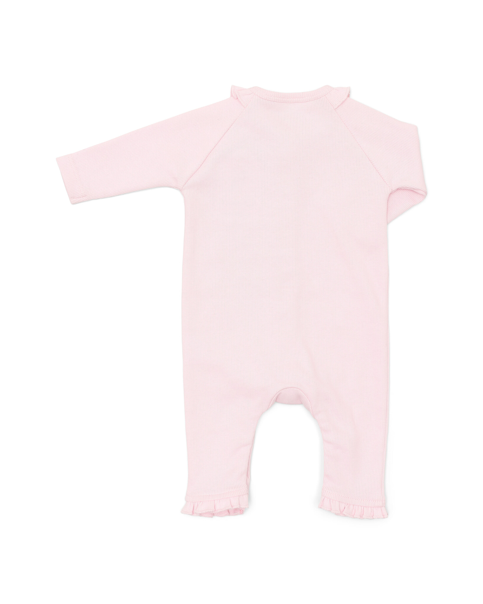 Olivia babysuit 2x2 rib Soft Pink