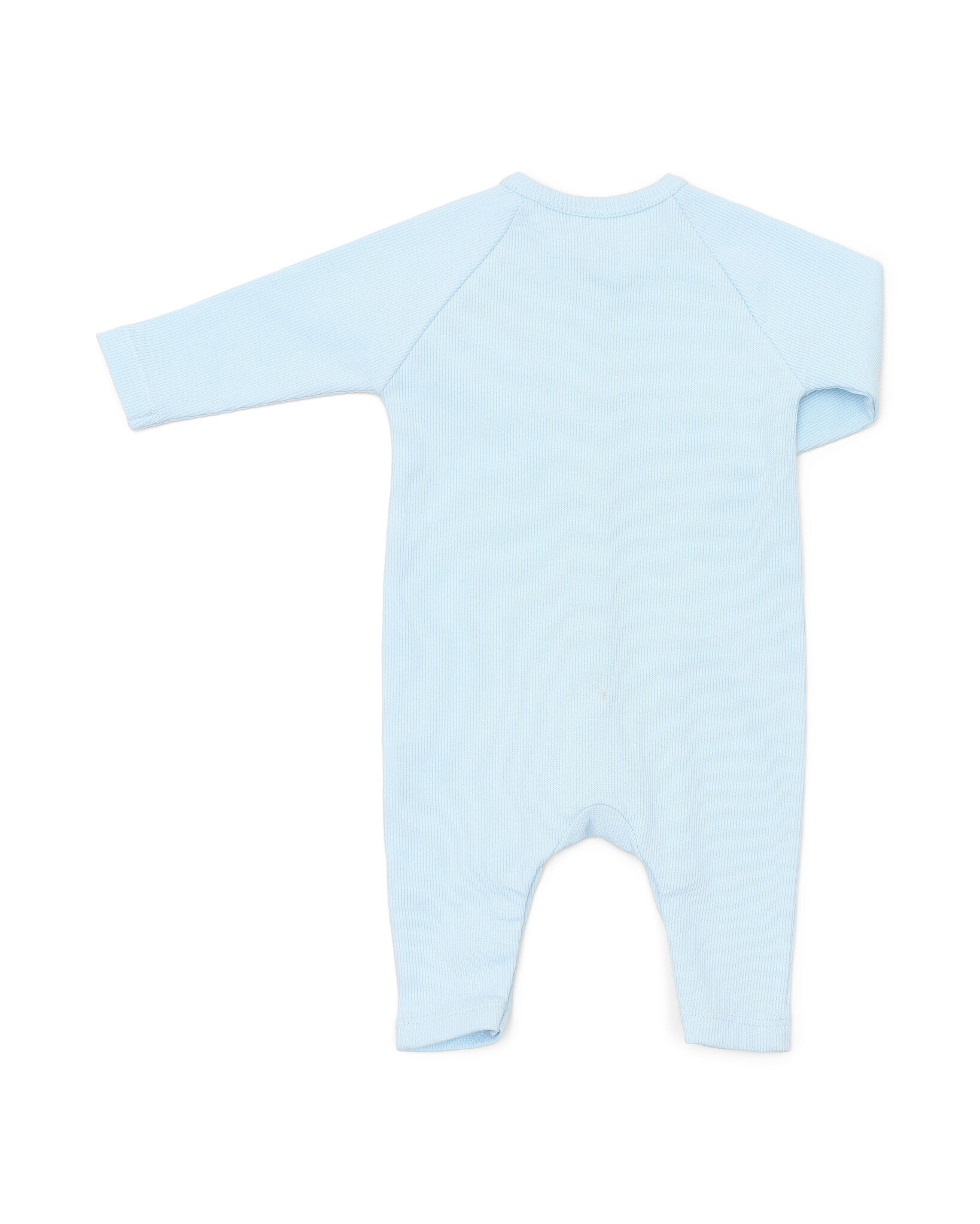 Ollie babysuit 2x2 rib Baby Blue