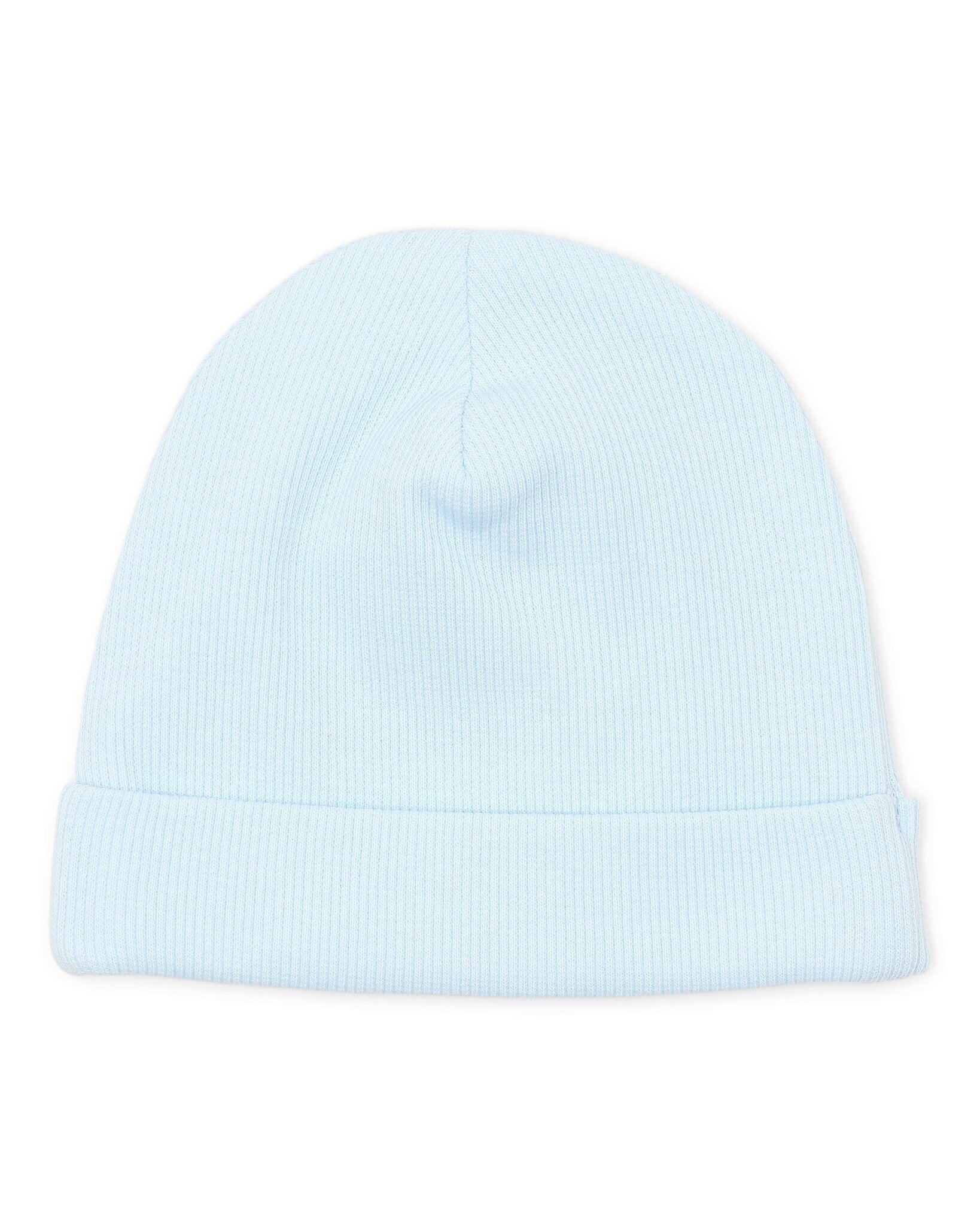 Baby hat Ollie 2x2 rib Baby Blue