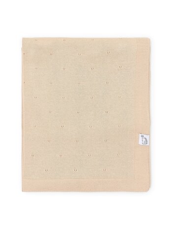 Couverture Berceau Saint Tropez Coton Camel