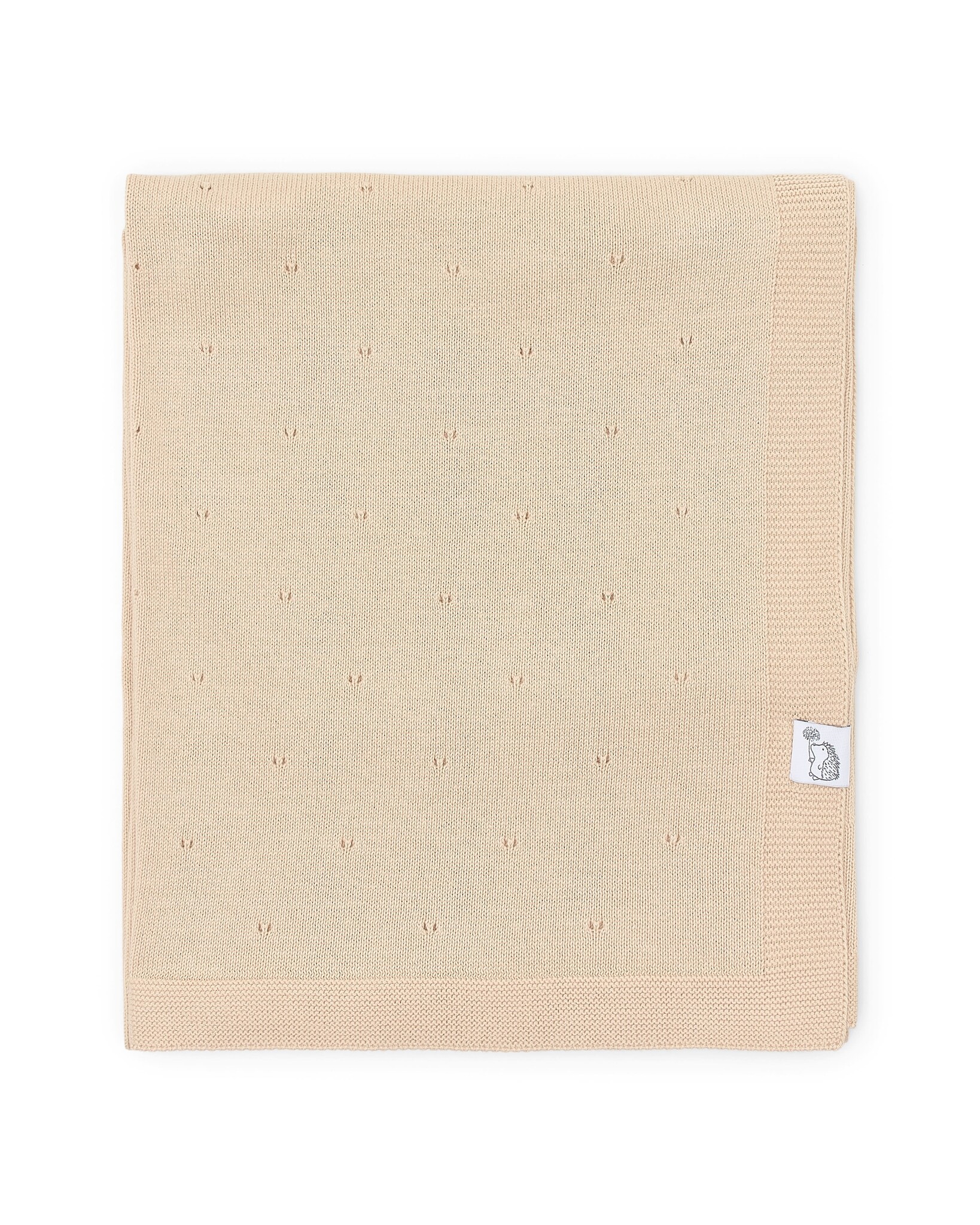 Couverture Berceau Saint Tropez Coton Camel