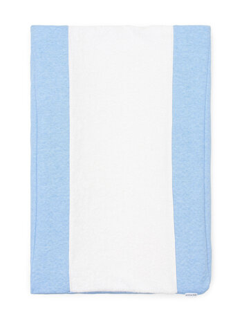 Housse matelas à langer Chevron Denim Blue