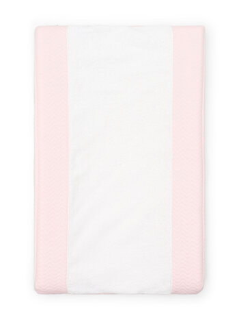 Housse matelas à langer Chevron Light Pink