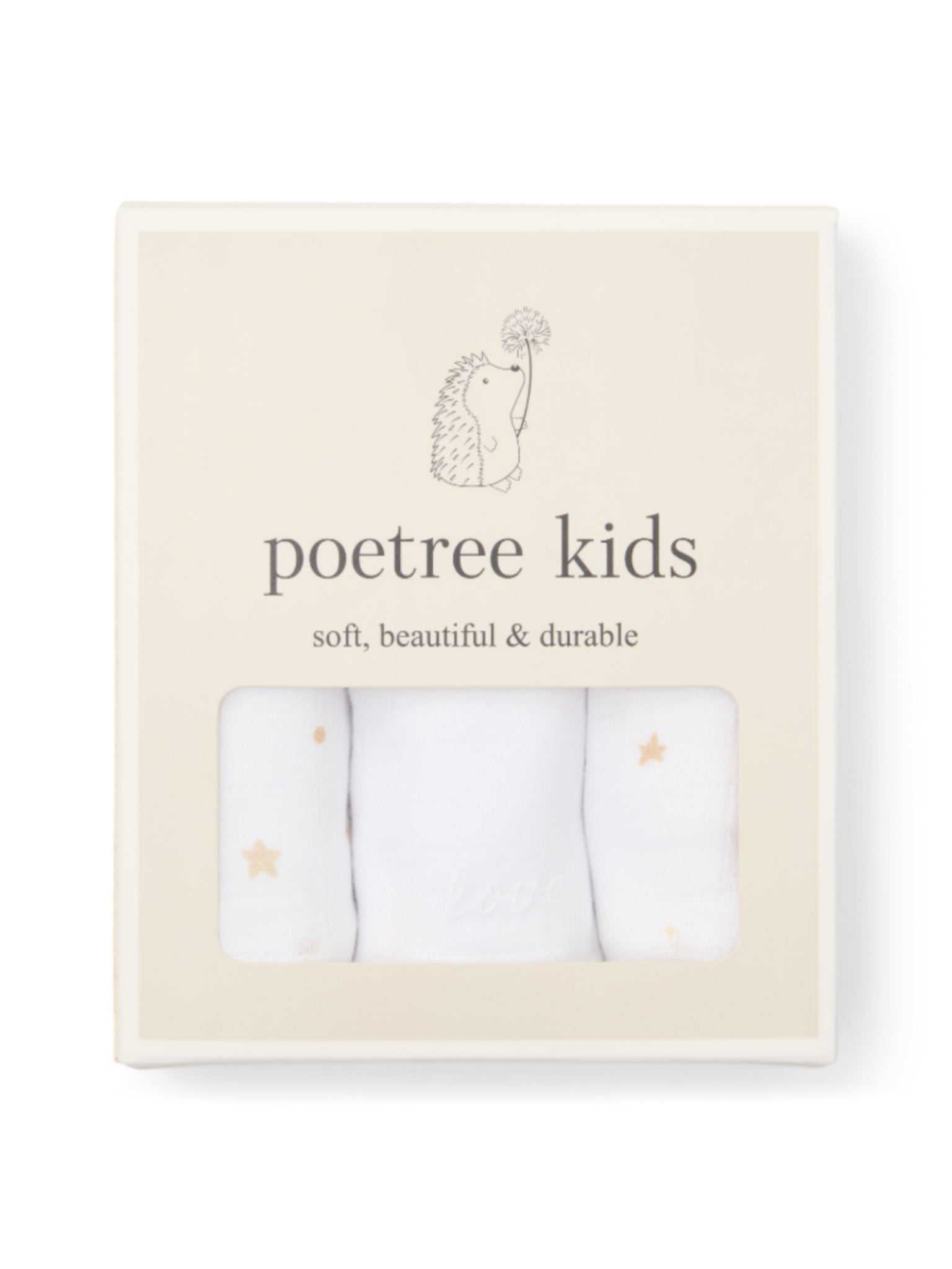 Poetree Kids  Hydrophilic cloths Moons & Stars