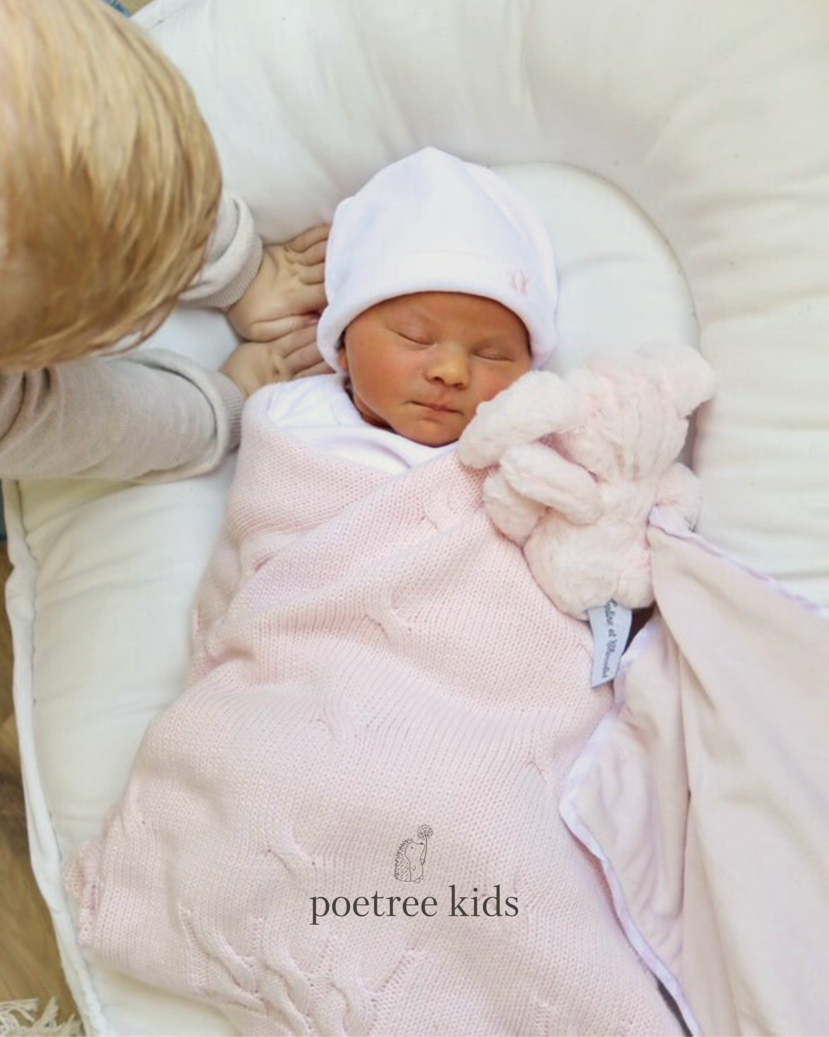 Wiegdeken gevoerd 80x100cm Chamonix Pink