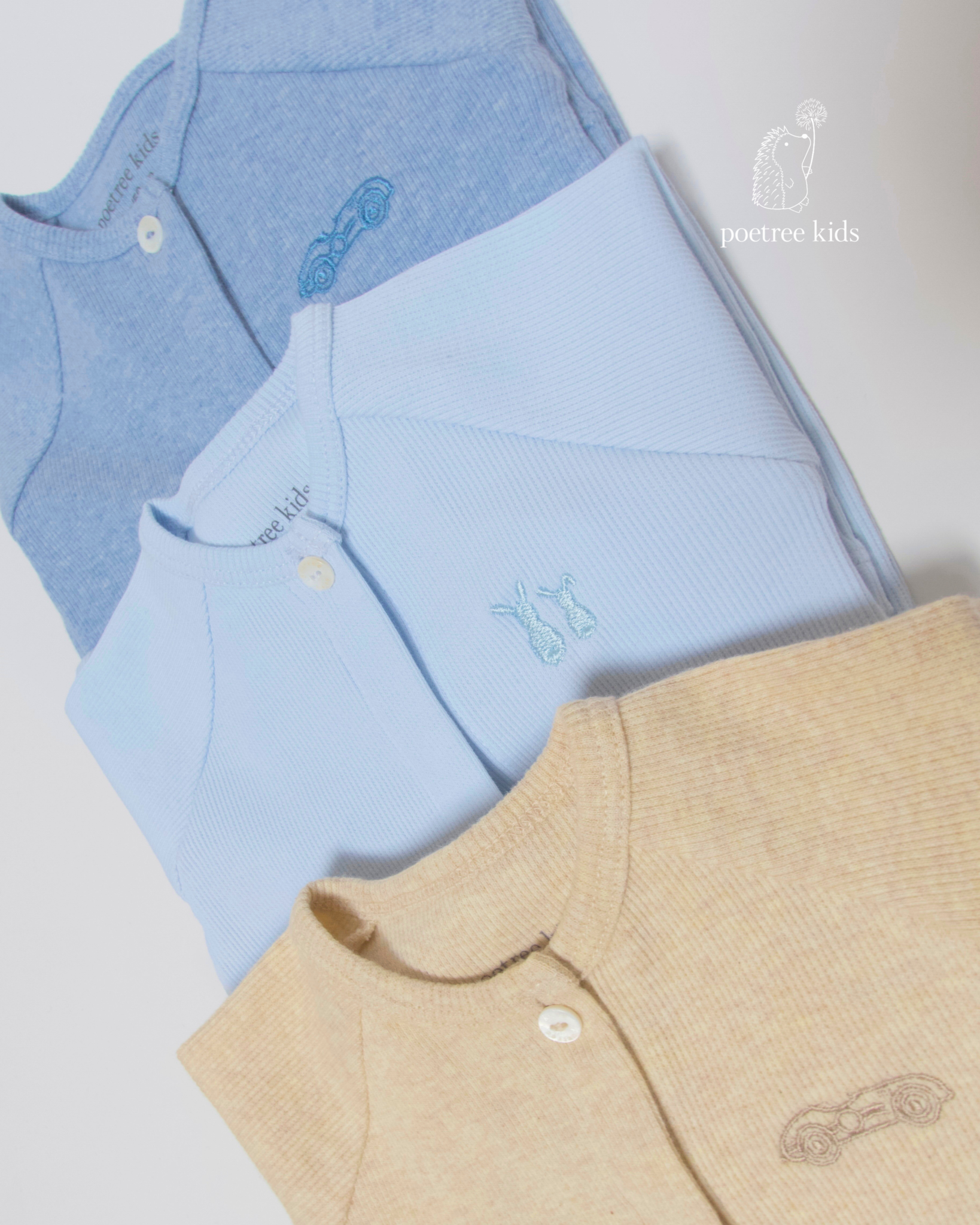 Ollie Baby suit 2x2 rib