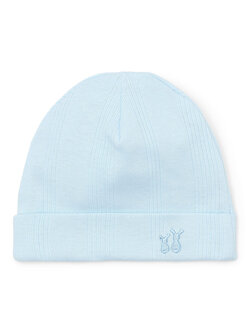 Bonnet bébé Teddy bleu tendre
