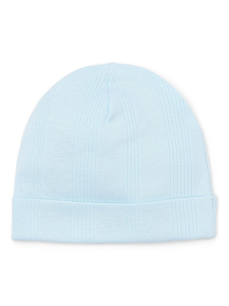 Teddy baby mutsje new born Baby-Blue