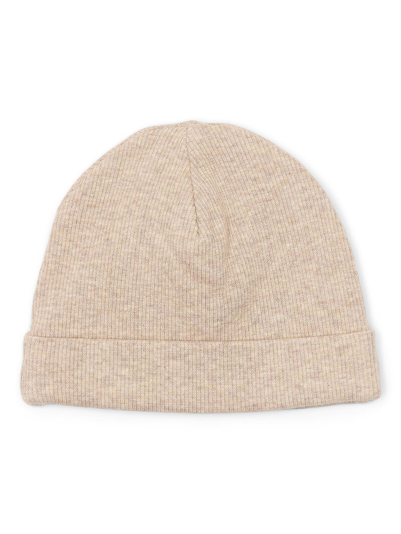 Baby hat rib Camel