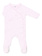 Combinaison bébé nouveau-né Teddy côtelée rose pâle