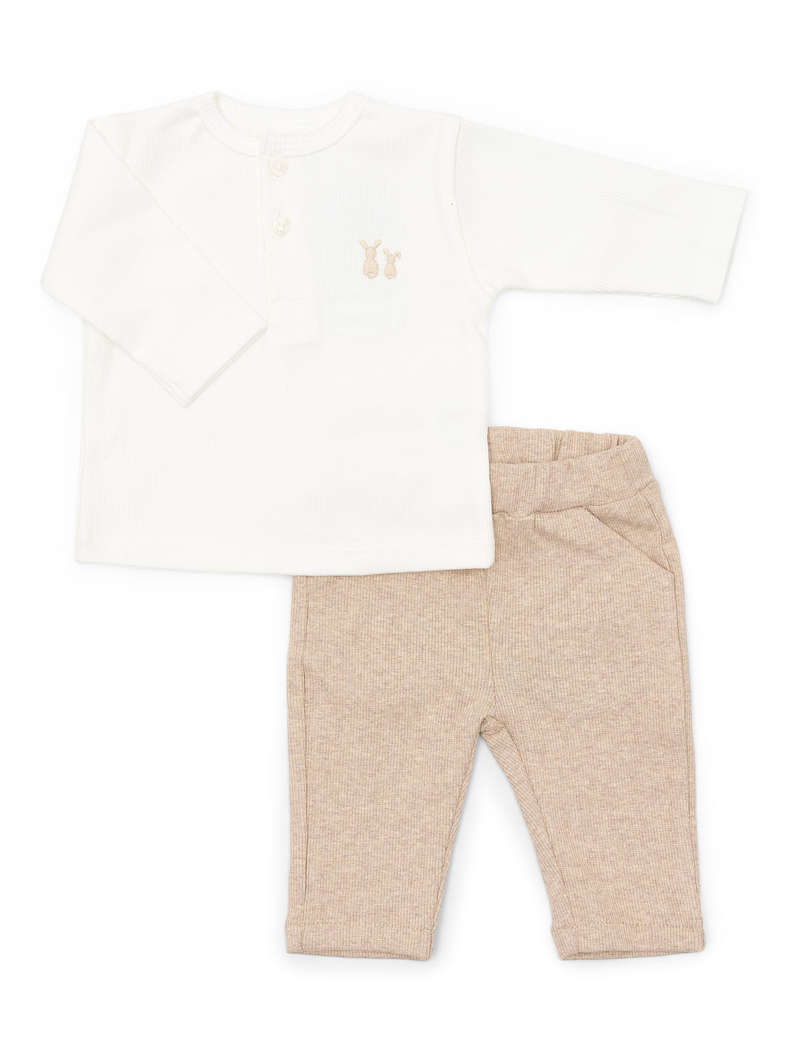 Ensemble bébé Luc rib Camel