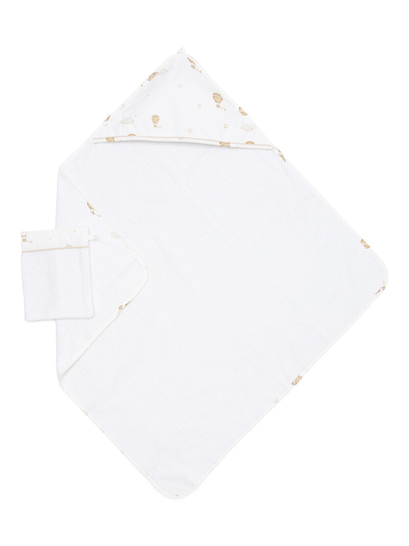 Little Voyager Cape de bain & gant de toilette