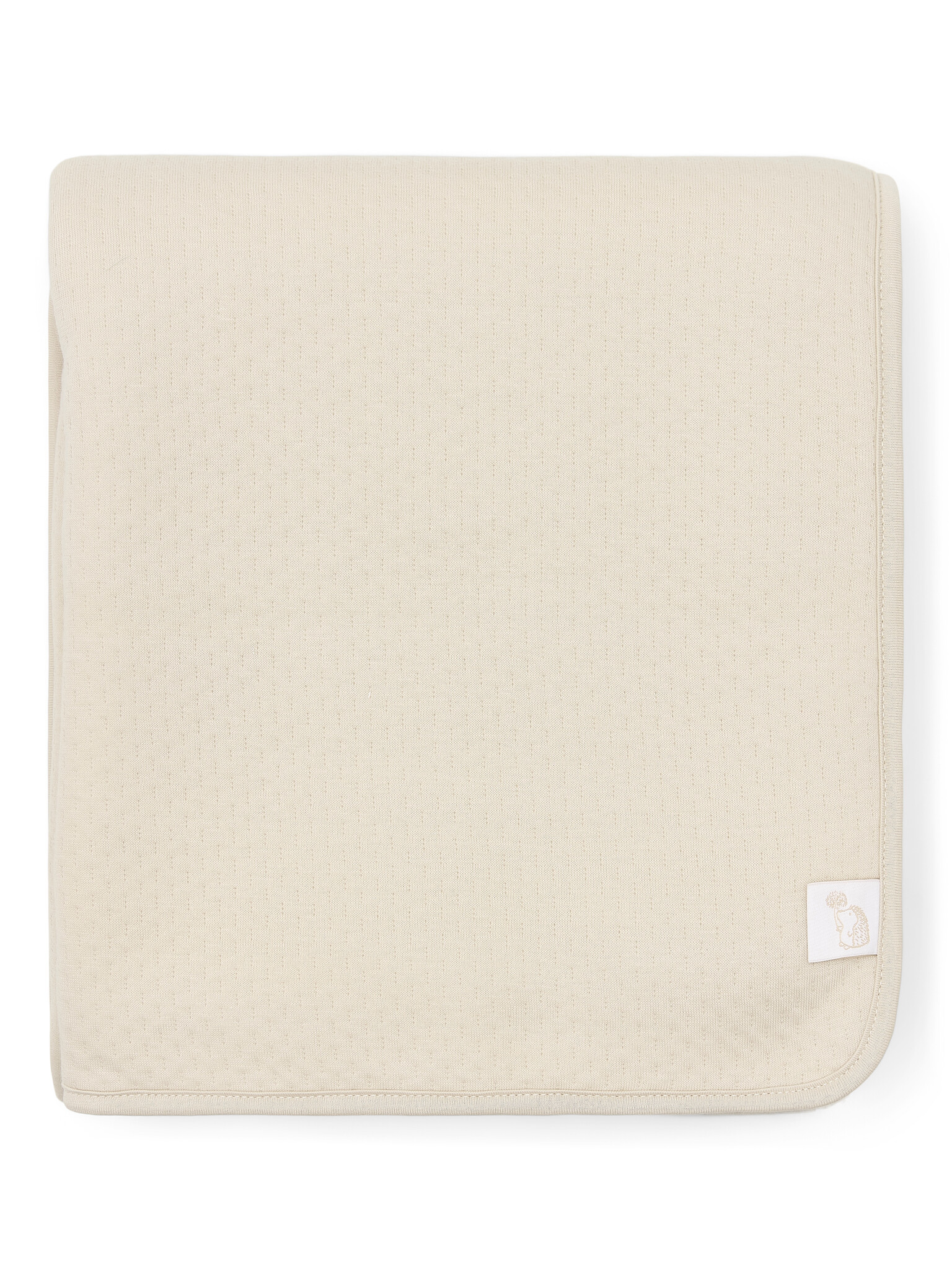 Beige Wiegdeken met fleece Little Voyager